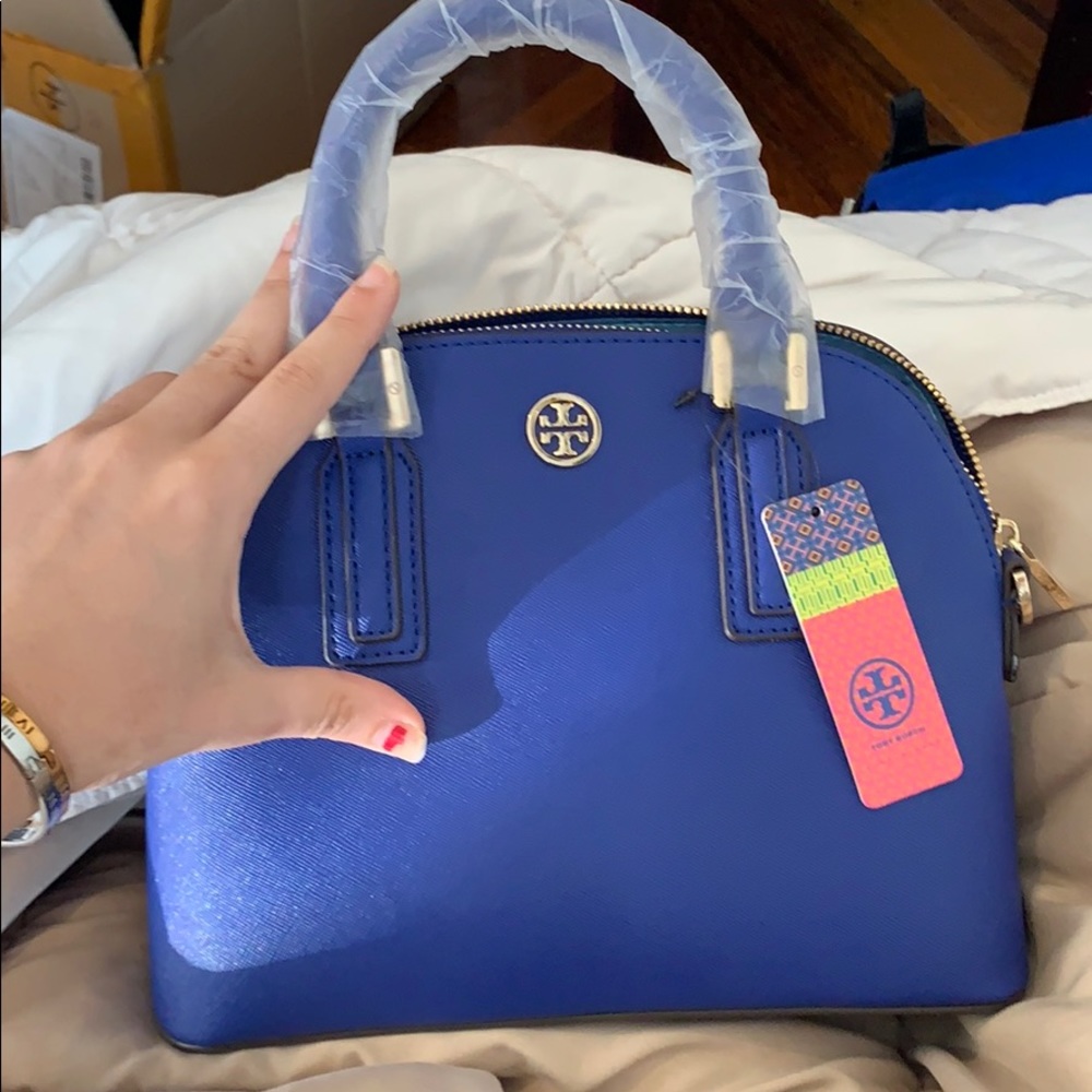 Tory Burch blue bag